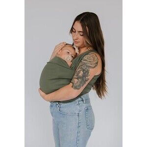 Lalabu Soothe Sleeveless Shirt Baby Wearing Fern- Size Small